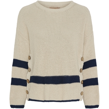 Marta Du Chateau Mdc Maddison Knit 23258 Camicida-Blue 8953